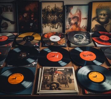 vinyl records